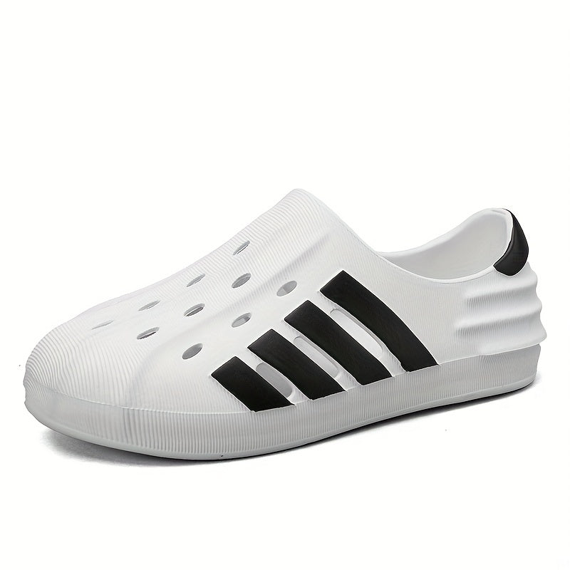 Men's Lightweight Comfy Clogs Hollow Out Non Slip Garden Shoes