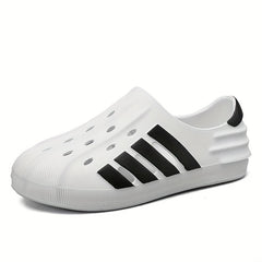 Men's Lightweight Comfy Clogs Hollow Out Non Slip Garden Shoes