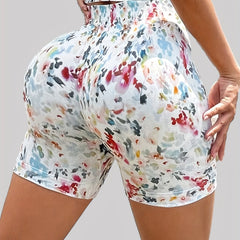 Quick Dry Butt Lifting Yoga Shorts High Stretch Fitness Sports Women's Activewea
