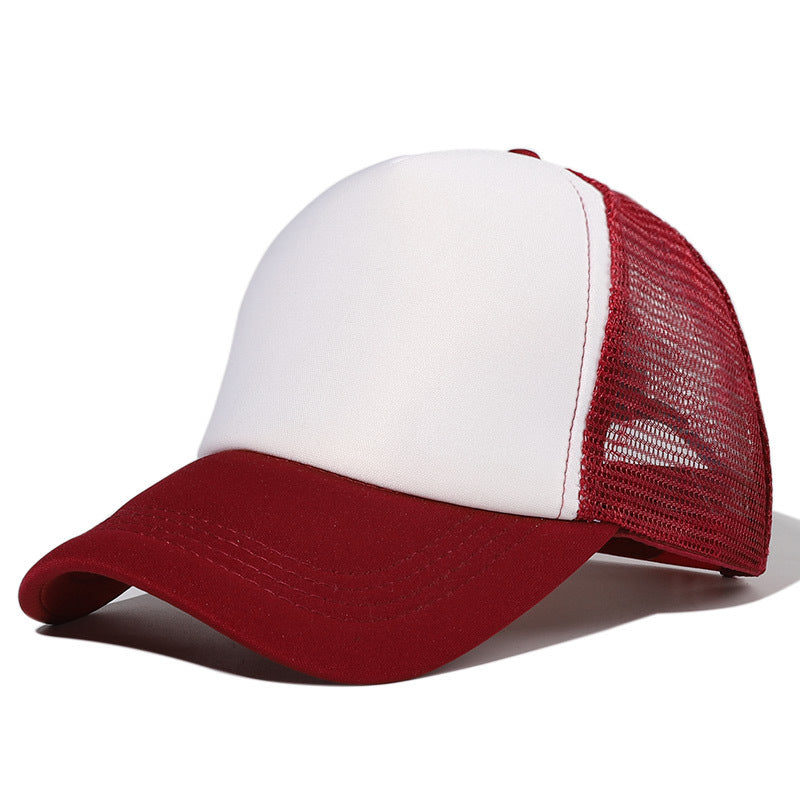 Mesh Baseball Hat Sun Protection Peaked Cap