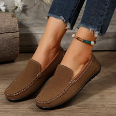 Women's Slip-On Loafers Lightweight Work Shoes