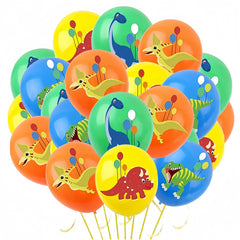 32 60pcs Dinosaur Latex Balloons Set for Parties & Decorations