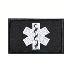 Medical Embroidery Patches Applique Morale Patches Hook & Loop