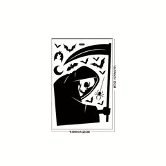 Halloween Window Cling Sticker Spooky Monster Decal
