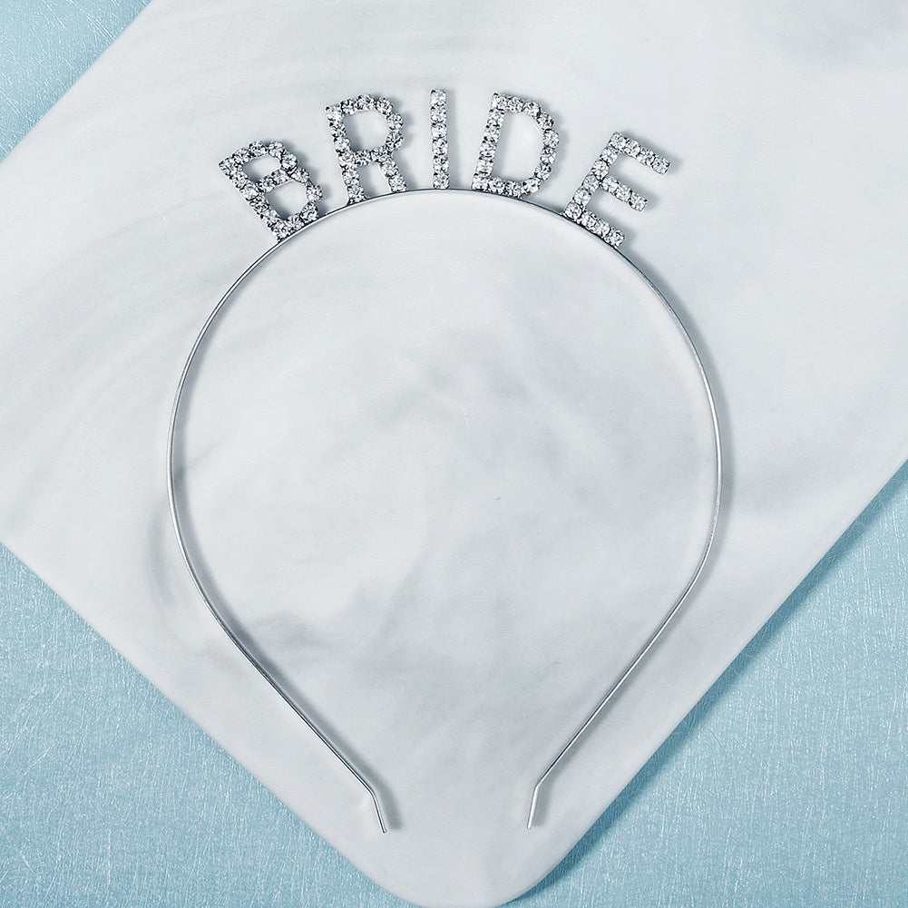Bride Rhinestone Hairband Headband Princess Tiara Wedding Birthday
