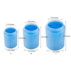 Pet Washing Cup Soft Silicone Foot Cleaning Cup Portable Brush