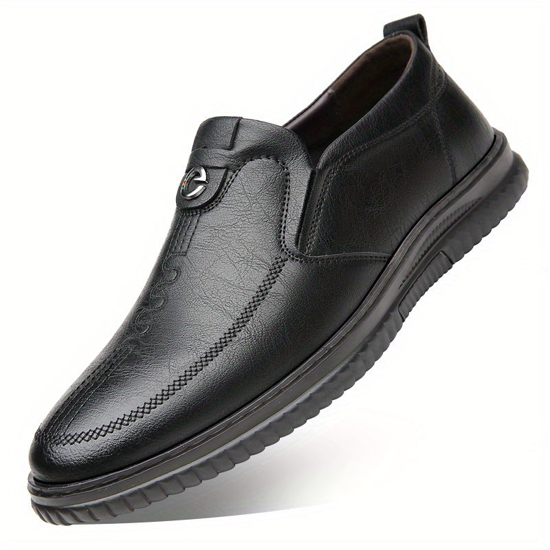Men's Pointed Toe Loafers Slip On Flat Shoes