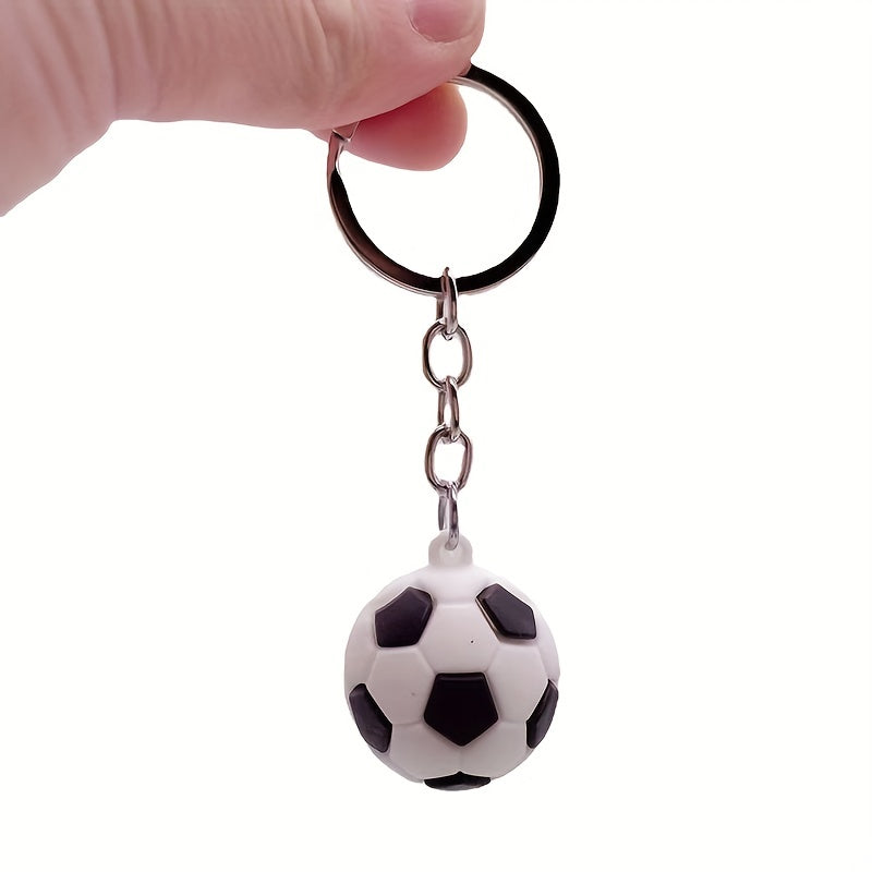 Kids Sports Keychain Set Football Soccer Basketball Tennis Creative Cartoon Gift