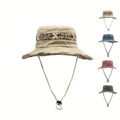 Casual Vintage Men's Fisherman Hat Big Brim Outdoor Sun Hat