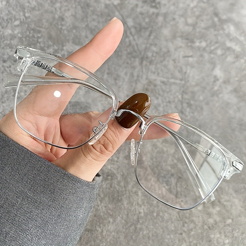Square Clear Lens Anti Eyestrain Reading Glasses