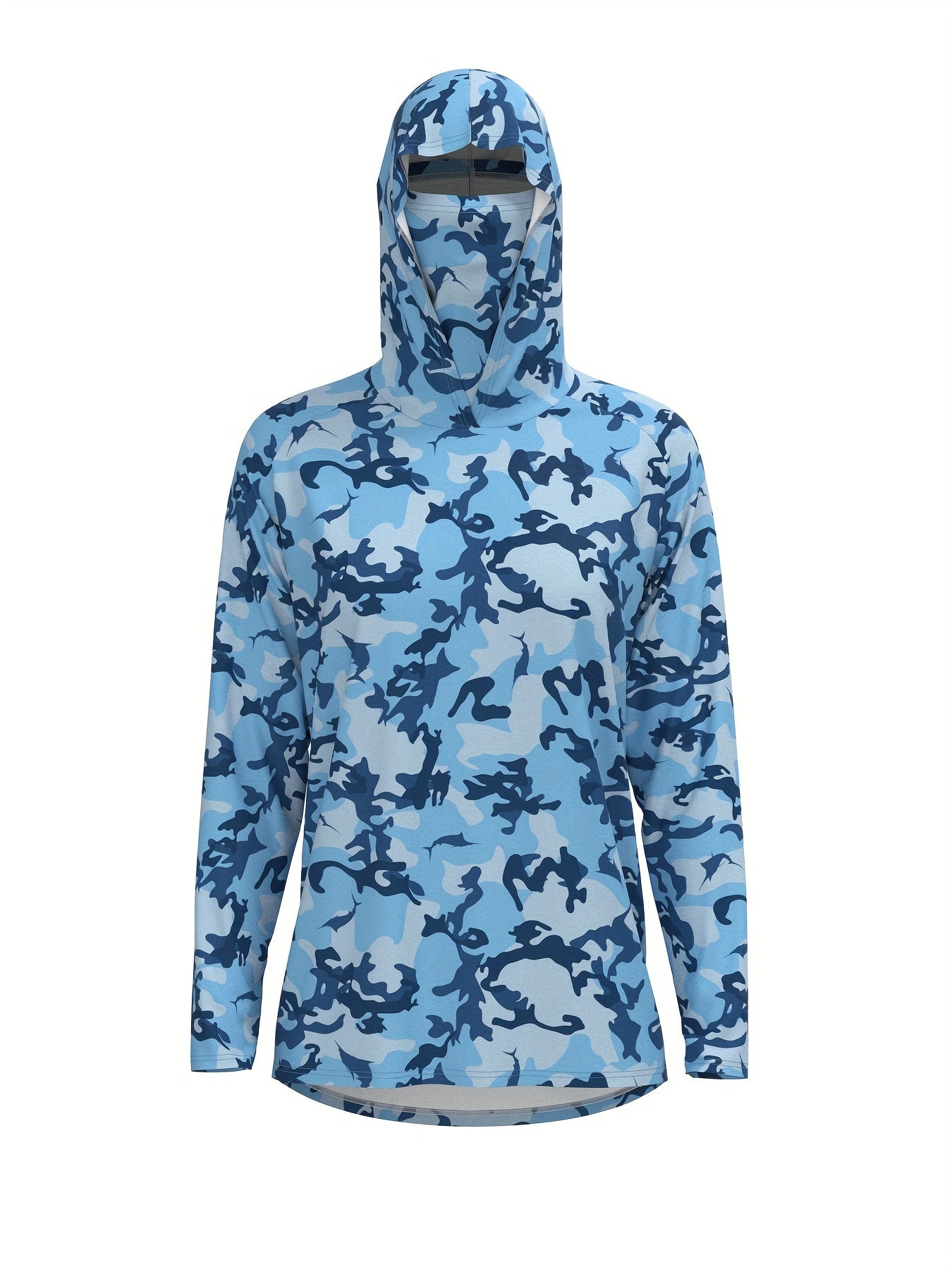 Sun Protection Hooded Coat Quick Drying Mask Fishing Running Jacket
