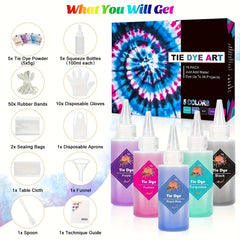 Tie Dye Set for Fabric Dyeing
