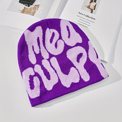 Knitted Hat Hip Hop Street Graffiti Letter Beanie Hat