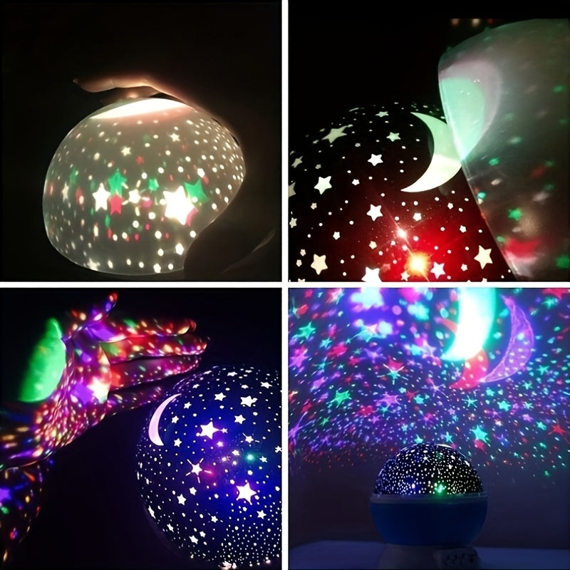 USB Star and Moon Projector for Bedroom and Living Room