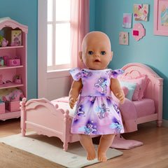 Flamingo Unicorn Themed Doll Clothes for 14-17 Inch Toy Dolls