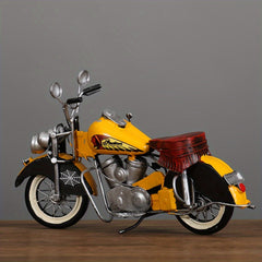 Vintage Style Classic Motorbike Model Toy