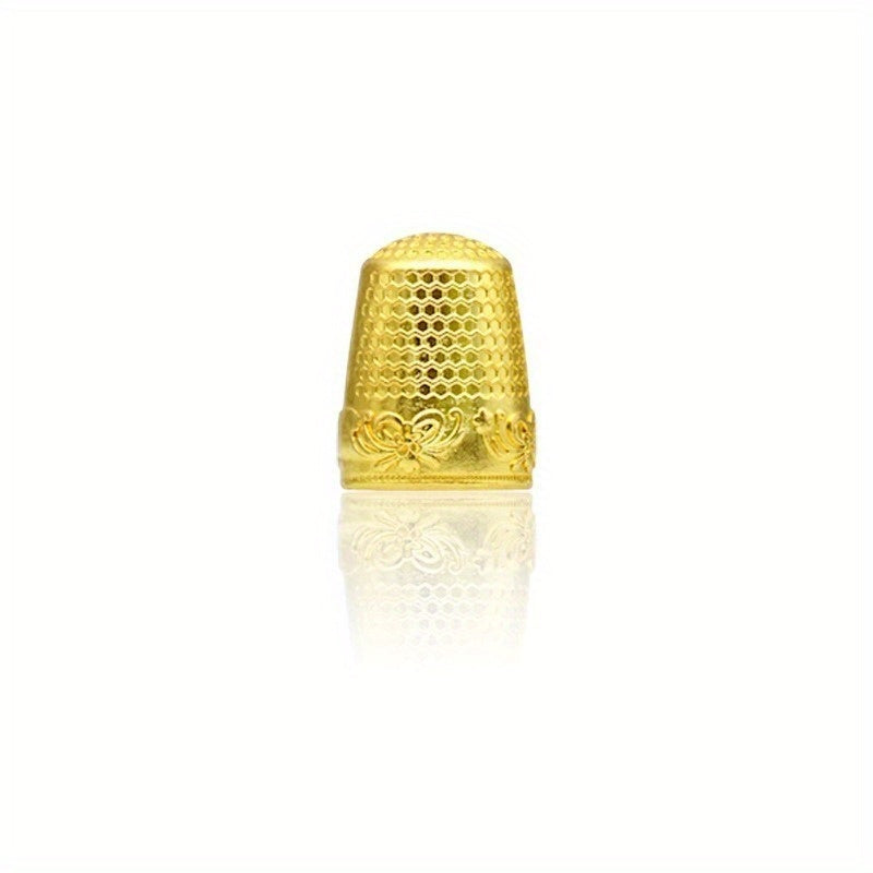 Metal Sewing Thimble Rings Hand DIY Red Bronze Shield