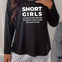 Lounge Top Women's Long Sleeve Pajama Top