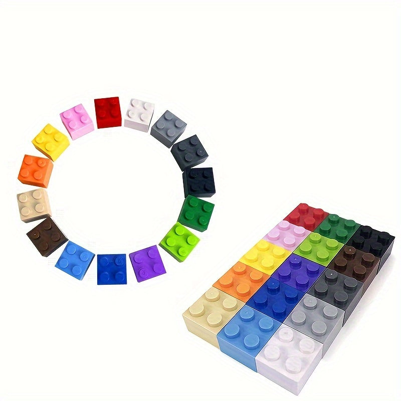 75pcs 2x2 High Bricks Small Building Blocks Refill Pack