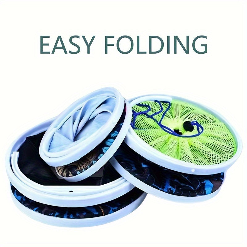 Portable Foldable Fishing Bucket Lightweight Durable Canvas Bucket