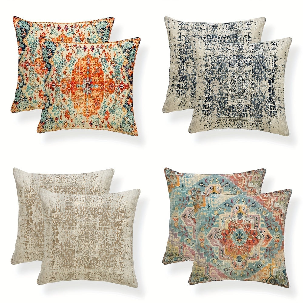 2pcs Ethnic Persian Throw Pillow Covers