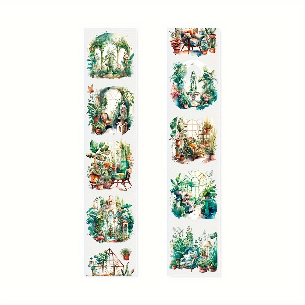 Castle Series Transparent Tape for Scrapbook & Diary Stickers
