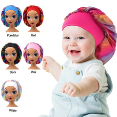 Baby Satin Bonnet Sleeping Cap for Boys and Girls