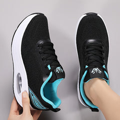 Women's Air Cushion Walking Shoes Thick Sole Non Slip Sneakers