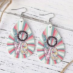 Teardrop Shape Earrings for Christmas Holiday Birthday