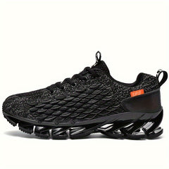 Men's Blade Type Sneakers Breathable Non-Slip Shoes for Outdoor Activities