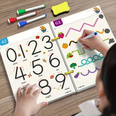 Pen Control Exercises Workbook for Kids: Shapes, Numbers, Drawing Activities