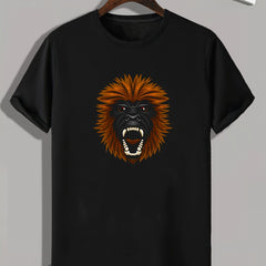 Angry Monster Graphic Tee Men's T-shirt for Summer