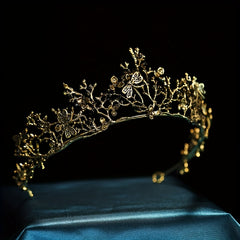 Golden Headband Queen Princess Crown Tiara Birthday Party Wedding
