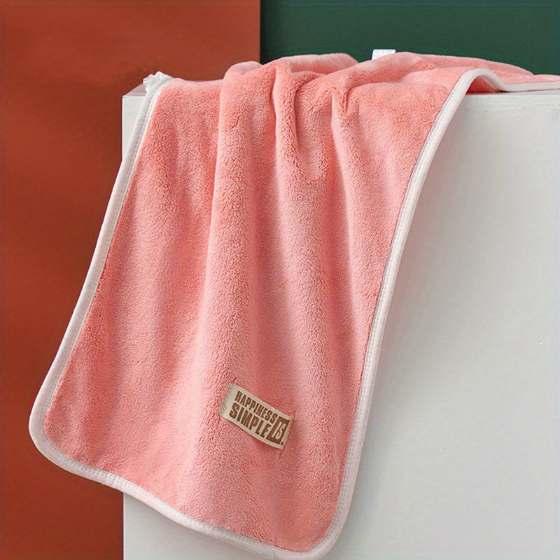 Soft Coral Fleece Hand Towel Quick Dry Thickened Towel