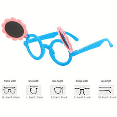 Kids Flowers Shaped Sunglasses UV Protection Glasses For Girls And Boys
