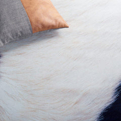 Non Slip Cow Print Velvet Rug Soft Shaggy Carpet for Living Room Bedroom