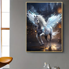 Flying Horse Canvas Painting Poster Home Wall Decor Art Gift