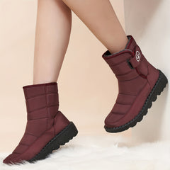 Women's Waterproof Snow Boots Plush Lined Thermal Winter Boots