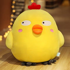 Yellow Chicken Plush Toy Stuffed Doll Cartoon Pillow Children's Gift