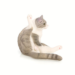 Cat Doll Toy with Lifting Legs Short Hair Creative Desktop Ornament