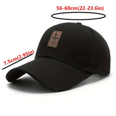 Cotton Baseball Cap Buckle Back Hat For Men Women Lightweight