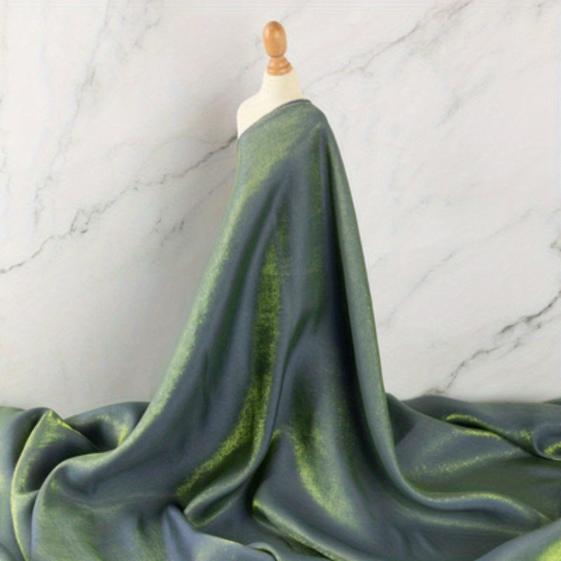 1pc Soft Glitter Satin Fabric Dress Wedding Skirt Craft DIY Doll Clothes Fabric