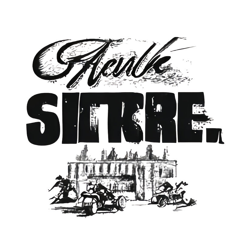 Motorcycle Letter Sikre Pattern Heat Transfer Stickers for DIY