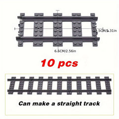 Building Block Train Track Assembly Toy - Track Accessories Set