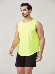 Men's Quick Dry Tank Top Stretch Sleeveless Shirt for Workout Fitness