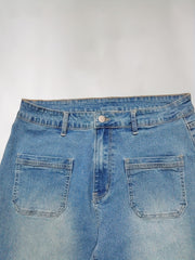 Women's Plus High Rise Flared Leg Jeans