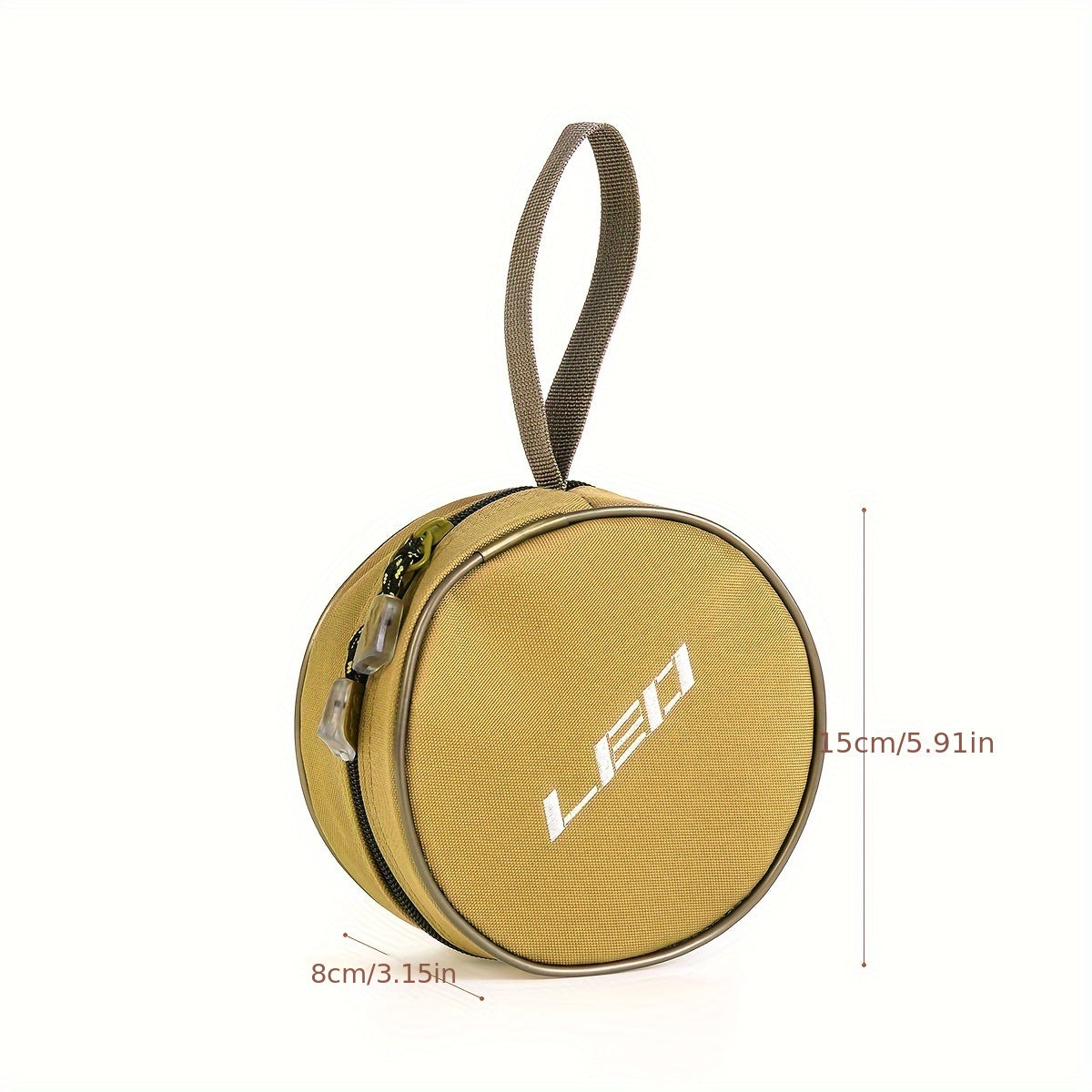Round Fishing Reel Storage Bag Single Double deck Reel Protective Cover