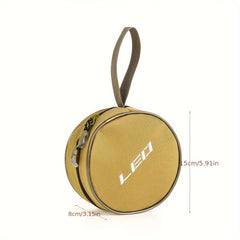Round Fishing Reel Storage Bag Single Double deck Reel Protective Cover