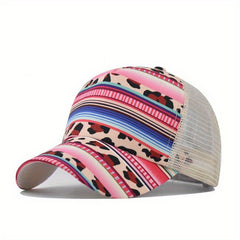 Mesh Baseball Cap Breathable Sun Hat Golf Sports Trucker Cap Dad Hat