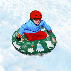 Inflatable Snow Sled Christmas Theme Tube